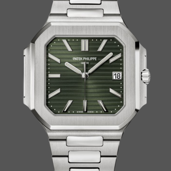 Patek Philippe Cubitus 5821/1AR-001 Stainless Steel Rose Gold Blue Dial Men’s Watch