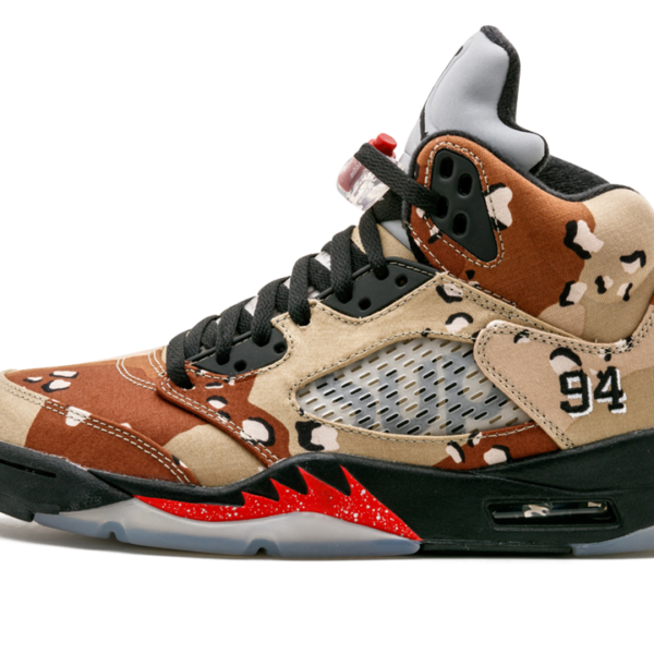 Air Jordan 5 Retro Supreme "Camo" 824371 201