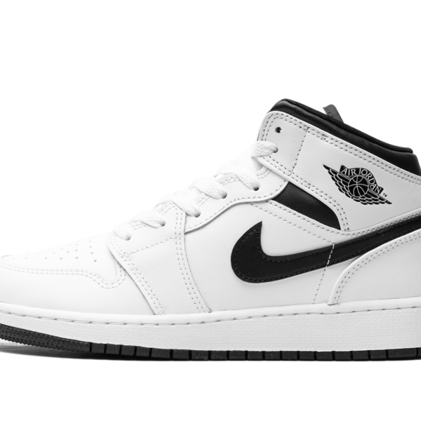 Air Jordan 1 Mid GS "White/Black" DQ8423 132