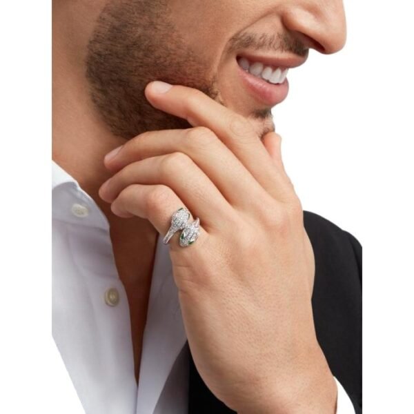 Serpenti Seduttori gilded snake ring