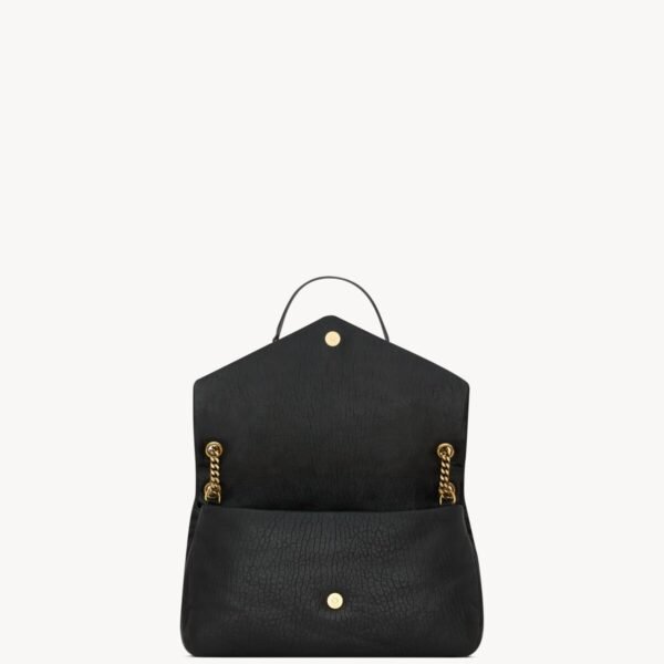 YSL Calypso Large in Grained Lambskin