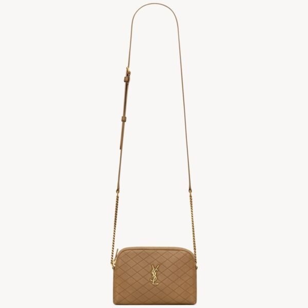 YSL Gaby Zipped Pouch in Quilted Lambskin