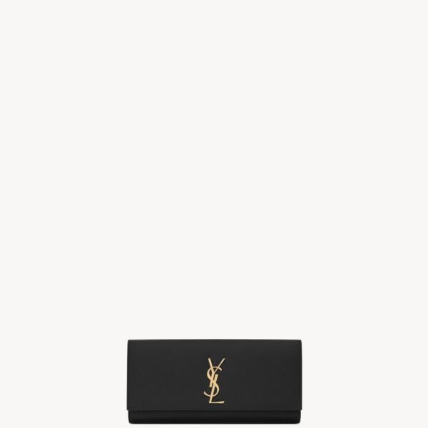 YSL Kate Clutch In Grain De Poudre Embossed Leather