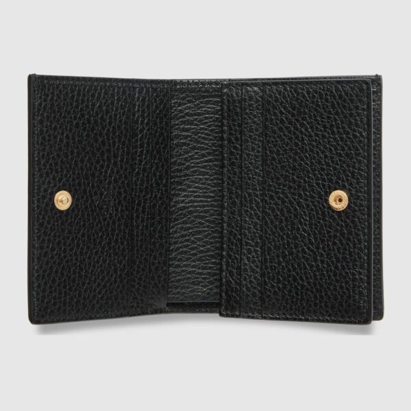 GG Marmont Bi-Color Card Case Wallet