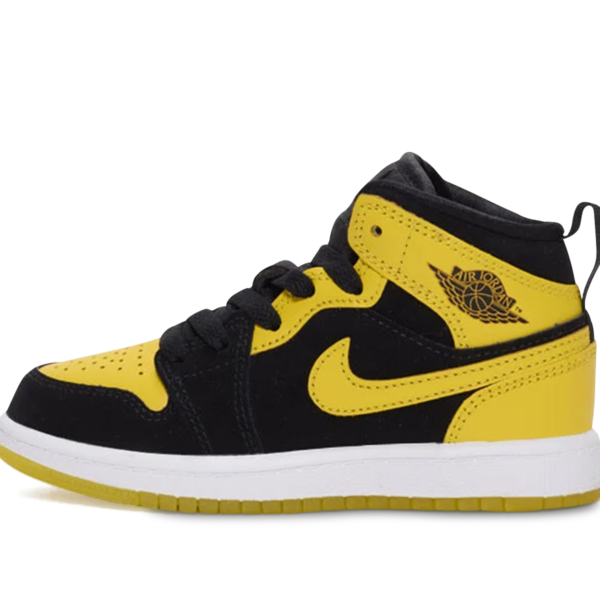 Jordan 1 Mid PS "Black Varsity Maize White" HJ5942 071