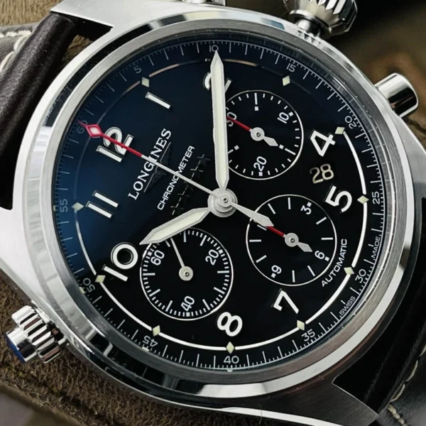 Longines Pioneer Series Watch Size: 42MM Model: ETA7753