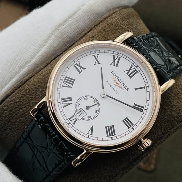 Longines Fashion Watch Size: 40mm Model: P1100 Rose Gold