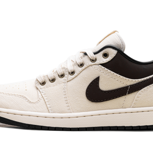 Air Jordan 1 Low Premium "Pale Ivory Baroque Brown" IB8058 110