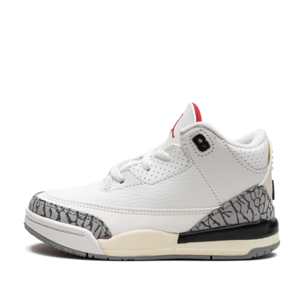 Air Jordan 3 TD "White Cement Reimagined 2023" DM0968 100