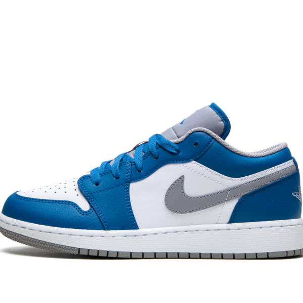 Air Jordan 1 Low GS "True Blue" 553560 412
