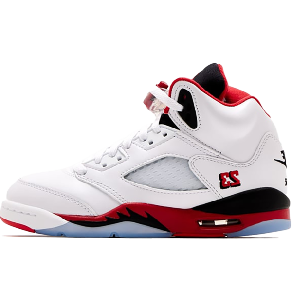 Air Jordan 5 GS "Fire Red - Black Tongue (2025)" HQ7980 101