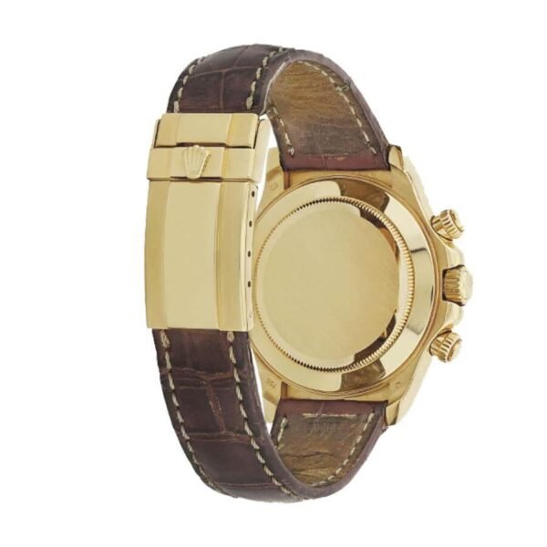 Rolex Cosmograph Daytona 116518 Leather strap Blue Dial 40mm Mens Replica Watch