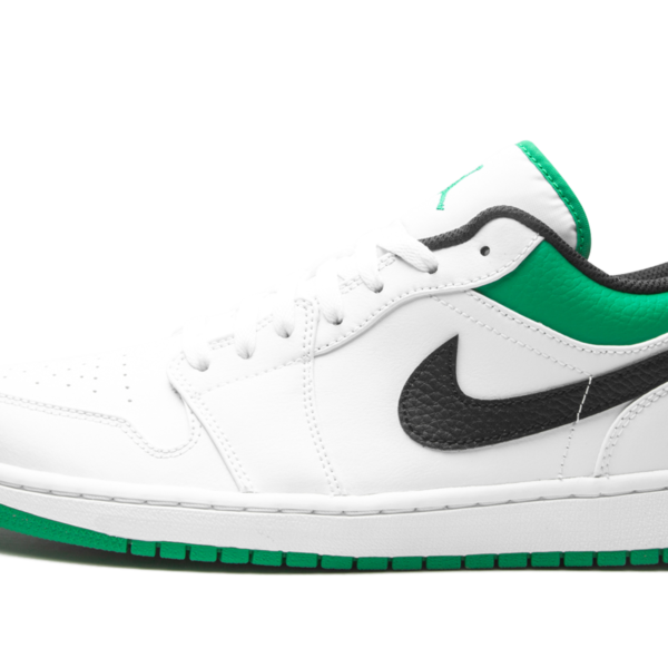 Air Jordan 1 Low "White / Lucky Green" 553558 129
