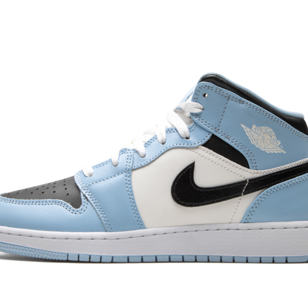 Air Jordan 1 Mid GS "Ice Blue" 555112 401